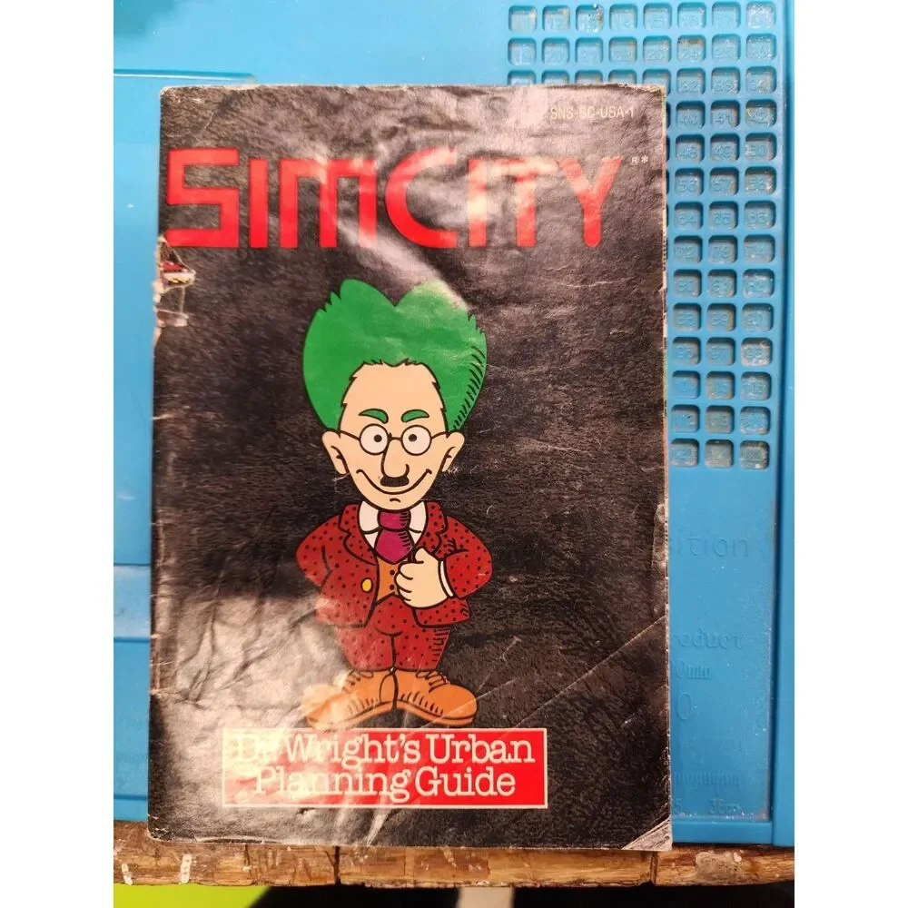 SimCity for Super Nintendo MANUAL ONLY!